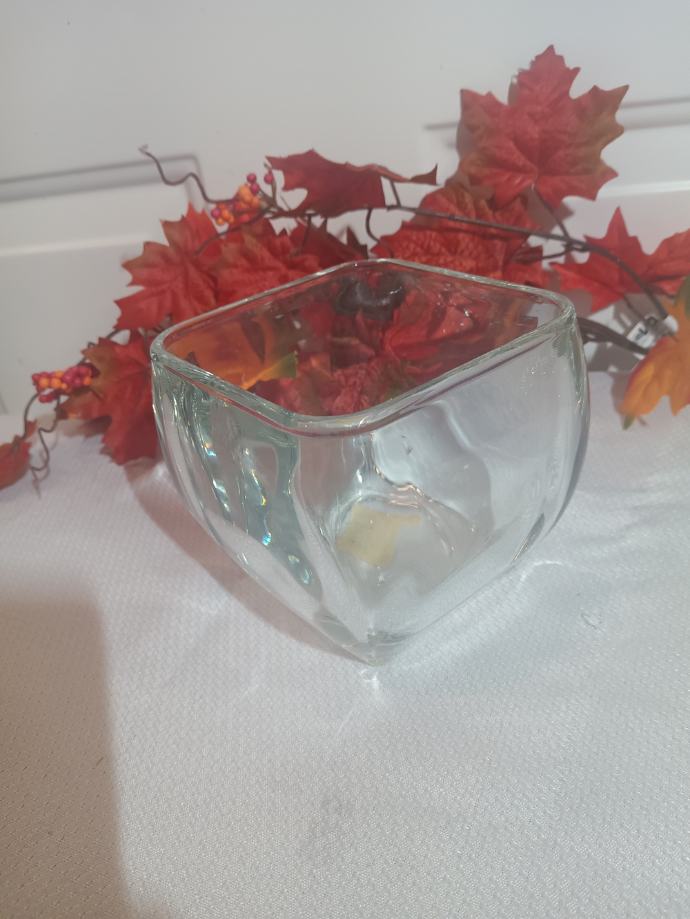Old Libbey Vase, Bowl, Votive Candle Holder